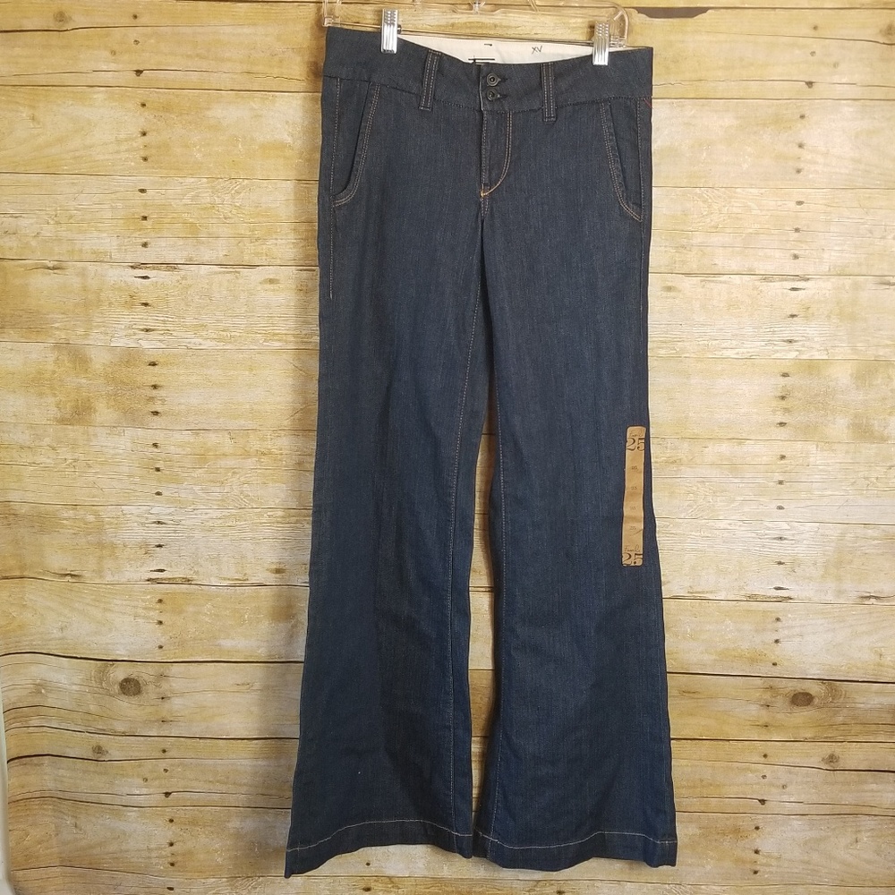 Women's Fossil Flare Bootcut Darkwash Jeans NWT 25